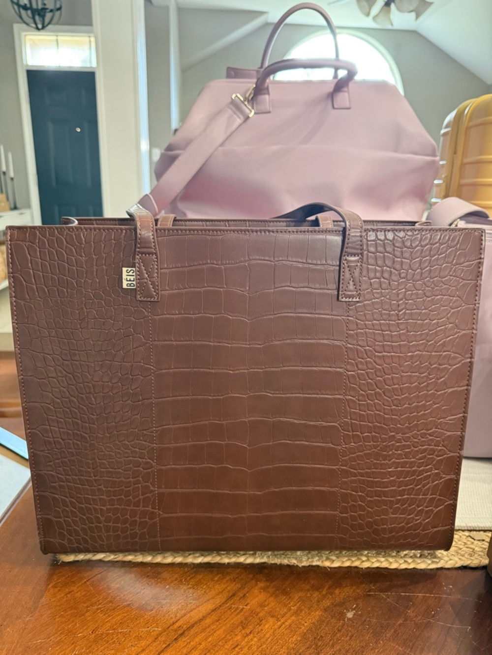 BEIS Large Work Tote - Maple Crock